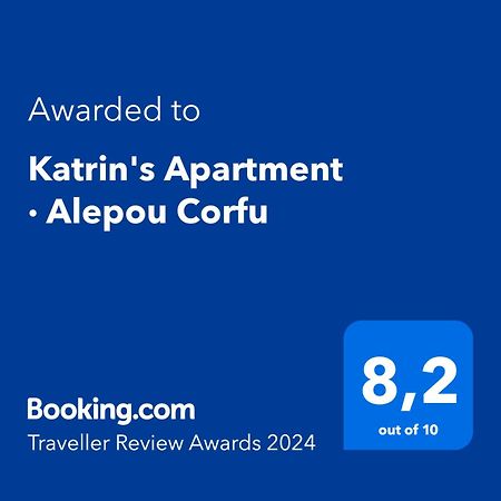 Katrin'S Apartment - Alepou Corfu Exteriér fotografie